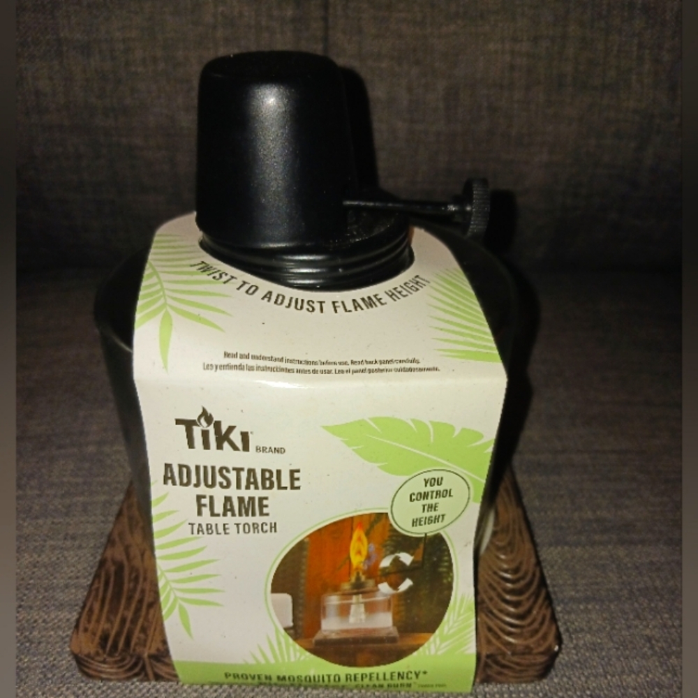 TIKI Brand Table Lamp, Adjustable New 6 inches